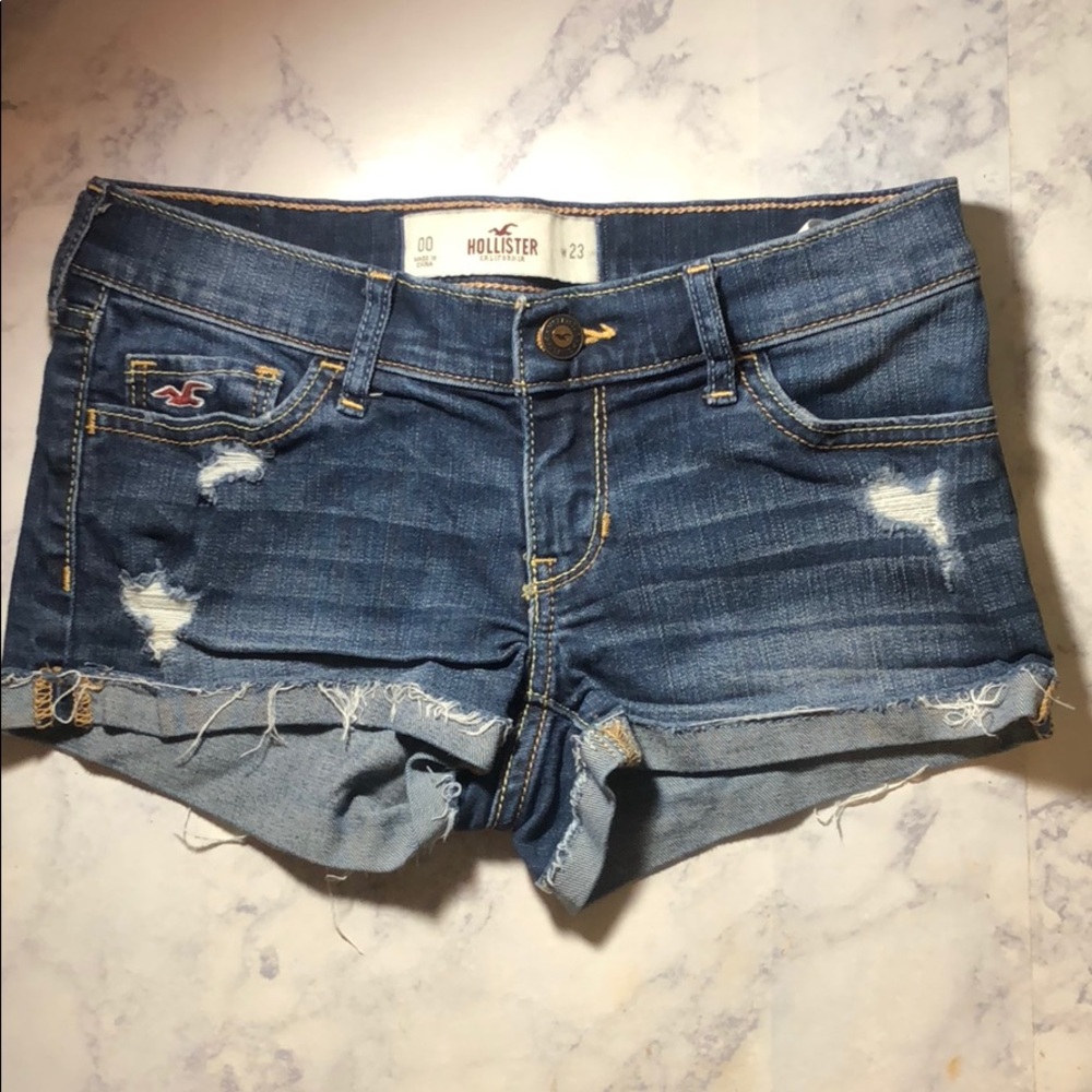 Hollister jean shorts